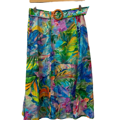 Blue Illusion Womens  Size S Maxi Skirt Multicoloured 