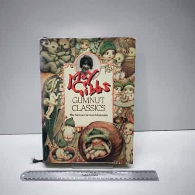 Vintage May Gibbs Gumnut Classics Hardcover Book Famous Gumnut Adventures Bookmark