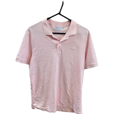 Calvin Klein Mens slim fit pink shirt  Size M 