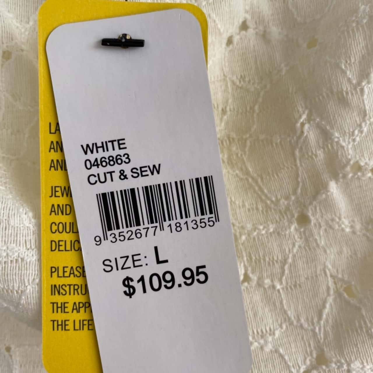 BNWT Sportsgirl Cut & Sew White Lace Dress Size 12 / L(s)