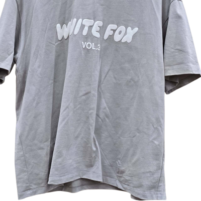 White Fox Womens  Size L T-shirts Beige 