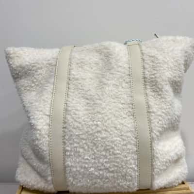 Blue Illusion Womens Tote Bag Cream and Purse