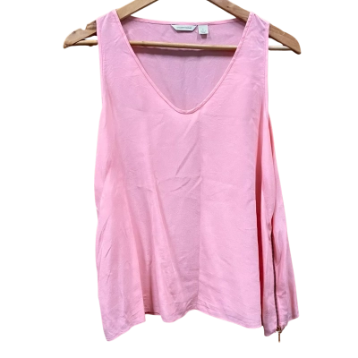 Country Road Light Pink Zip Detail Top Size S