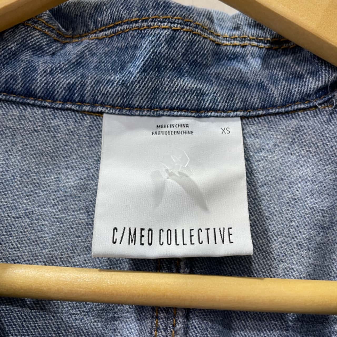 SALE! C/MEO Collective Brand! DENIM JACKET Womens Size S / XS Denim Jacket  Blue (s)