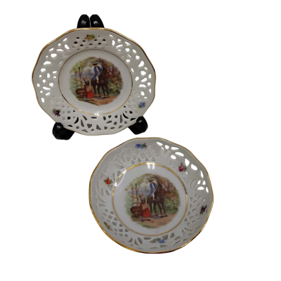 Schumann China Dish And Saucer