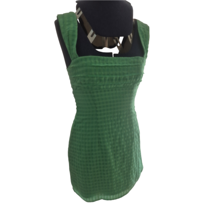 Beginning Boutique Womens  Size 4 Midi Dress Green 