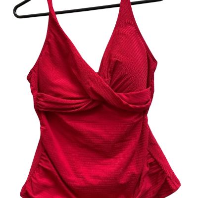 Sea Level Australia Womens  Size 14 Bikini Top Red 