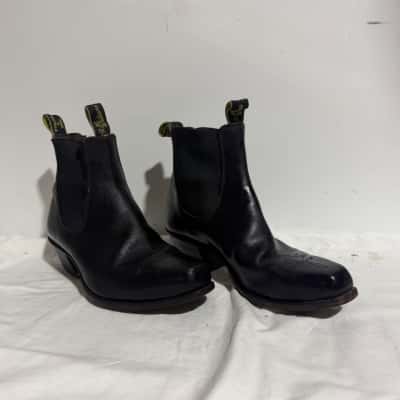 RM Williams Womens Size 8 Boots Black  
