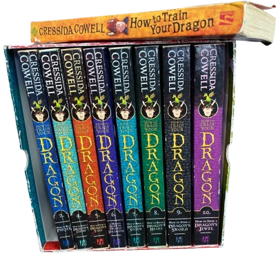 Cressida Cowell How to Train Your Dragon Paperbacks x 9 Bundle