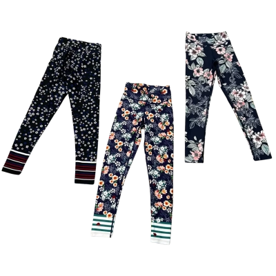 Dharma Bums 3 x assorted Leggings Floral Size XS NWOT