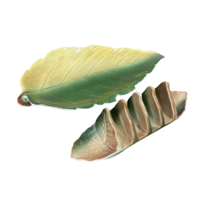 Royal Winton Leaf Plate & Toast Rack