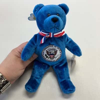 The Original Holy Bears ‘God Bless Our President’ Commander in Chief USA Teddy Plush BNWT