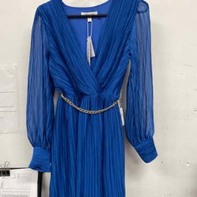 Forever New Womens  Size 10 Mini Dress Blue 