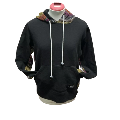Wrung Womens  Size M Hoodie Black  / Pattern 