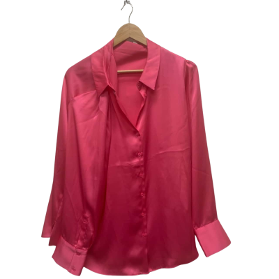 Forever New Curve Womens Size 18 Pink Shirt