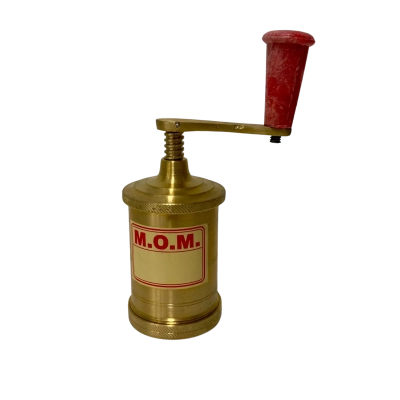 Solid Brass Hand Coffee Grinder with Handle