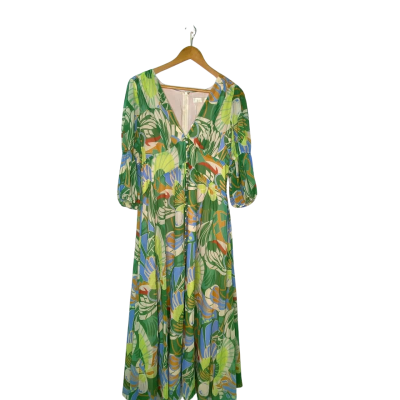 Gingham & Heels Womens  Size 16 Maxi Dress Floral / Multicoloured 