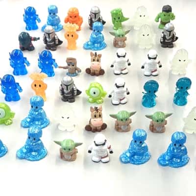 Woolworths Ooshies BULK x 42 Assorted Characters 