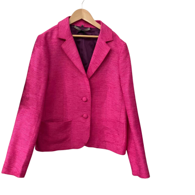 Jigsaw Womens  Size 10 / 8 Open Jacket Pink  