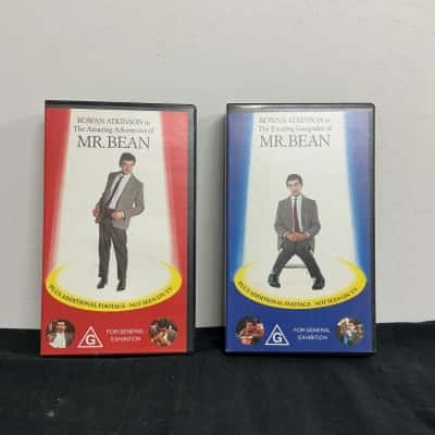 The exciting escapades of Mr Bean & The Amazing Adventures of Mr Bean VHS tapes 