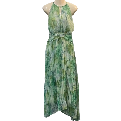  Womens  Size 16 Maxi Dress Blue / Green 