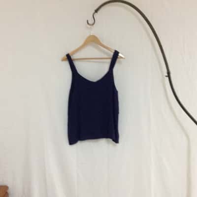 Mister Zimi Women's Size 10 Cami Top Navy Blue 