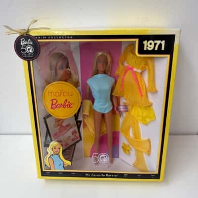Malibu barbie 1971 50th anniversary deals