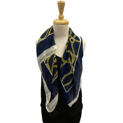  Damart Polyester Chain Link Scarf