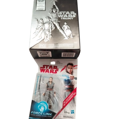 Star Wars DVDs And Figure 