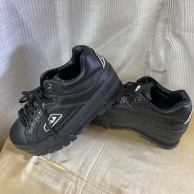 Fila Womens  Size 8.5 Platforms Black  