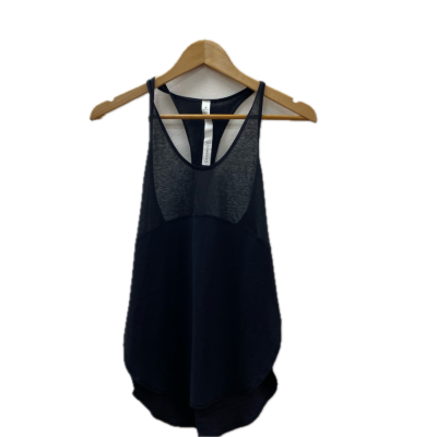 Lululemon Womens Top Size 2 Black Sports Singlet 