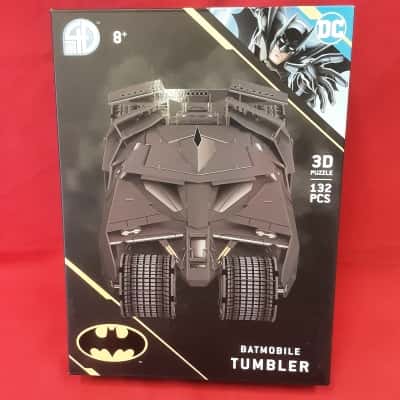 DC 3D puzzle featuring 132 pieces Batmobile Tumbler