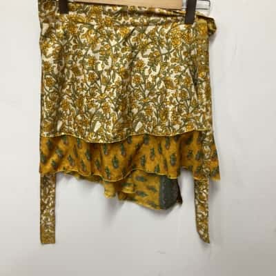 Tree of life wrap mini skirt  (f)