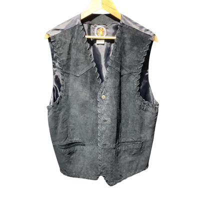 Old Country Clothing Peoples Of All Nations - Leather Vest - Size L
