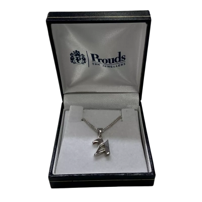 Prouds Silver ‘21’ Necklace 