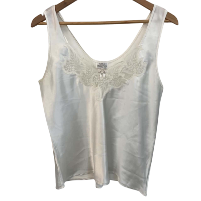 Hilton Womens Size 14 Tank Top White 