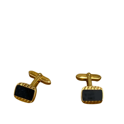 Mens Cufflinks , gold tone