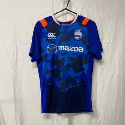 Men’s AFL North Melbourne Size S Jersey Black  / Blue 