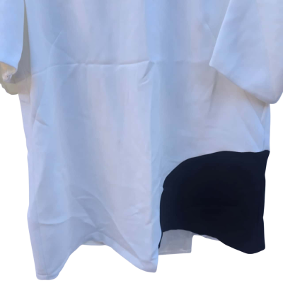 Cue Womens  Size 12 Off-the-shoulder Top Black  / White 