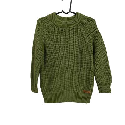 Country Road Kids  Size 3 cotton, moss green ‘Fisherman’ knit