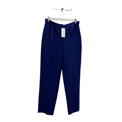 NEW Veronika Maine Womens  Size 12 Straight Leg Pants Blue 