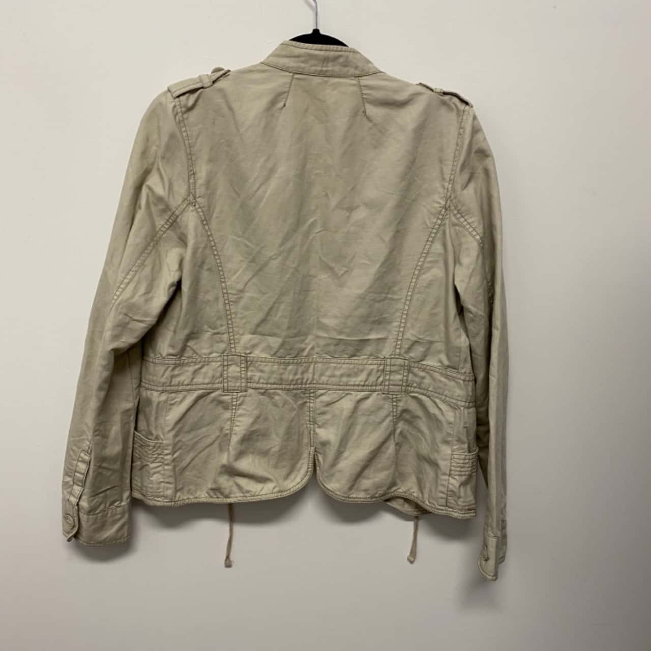 Calvin Klein Women's Knit Button Up Top Brown Size Large