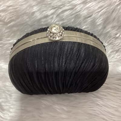 Portmans Womens Clutch Black  / Silver 