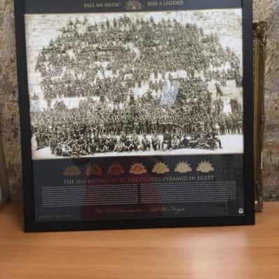 ANZACs at War Limited Edition framed print 