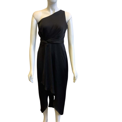 Forever New Women's Size 10 Sleeveless Midi Dress Black  