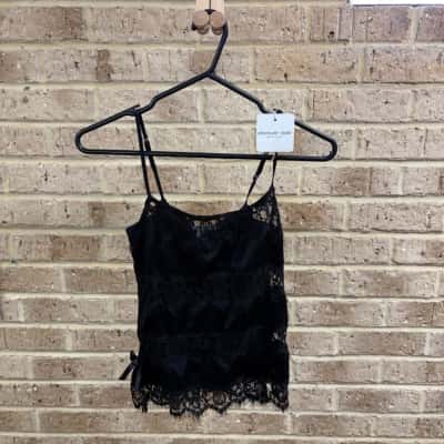 Pleasure State Womens TANGO CAMISOLE BLACK Size S 