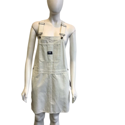 BNWT Vans Women's Size M Ground Work Skirtall Marshmallow White 