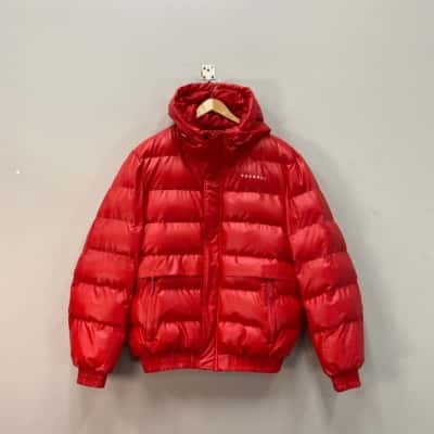 Youngla Mens  Size L Puffer Red / White Back Logo