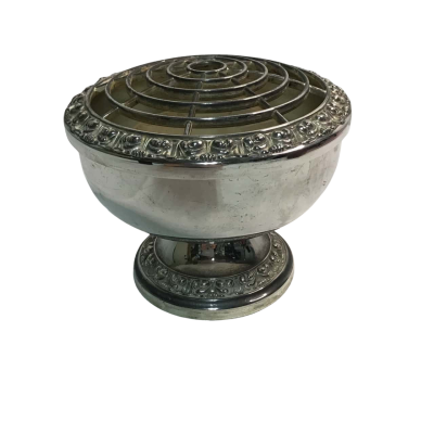 Ianthe of England Silver plated flower posy bowl vase