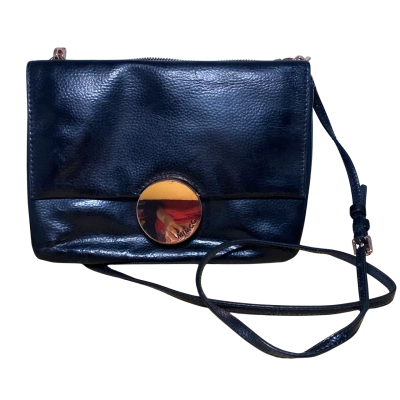 Mimco women’s handbag black with rose gold metal